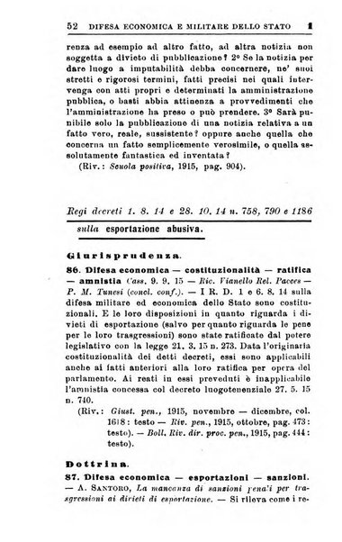 Il dizionario penale rassegna completa di giurisprudenza e dottrina. Parte seconda, Leggi speciali