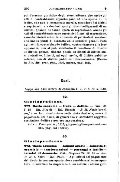 Il dizionario penale rassegna completa di giurisprudenza e dottrina. Parte seconda, Leggi speciali