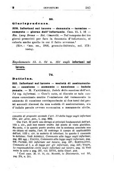 Il dizionario penale rassegna completa di giurisprudenza e dottrina. Parte seconda, Leggi speciali