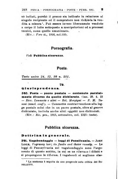 Il dizionario penale rassegna completa di giurisprudenza e dottrina. Parte seconda, Leggi speciali