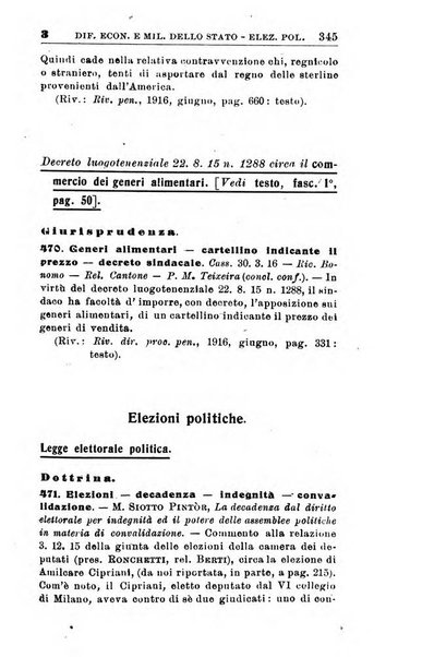 Il dizionario penale rassegna completa di giurisprudenza e dottrina. Parte seconda, Leggi speciali