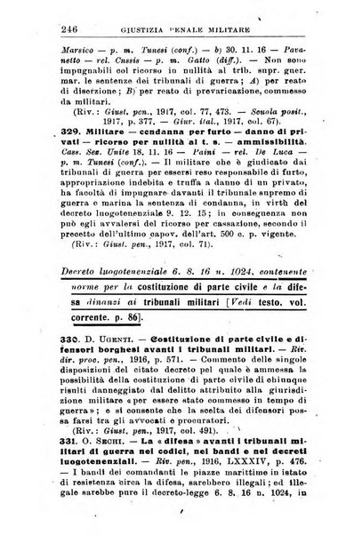 Il dizionario penale rassegna completa di giurisprudenza e dottrina. Parte seconda, Leggi speciali