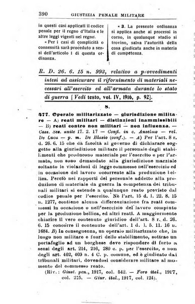 Il dizionario penale rassegna completa di giurisprudenza e dottrina. Parte seconda, Leggi speciali