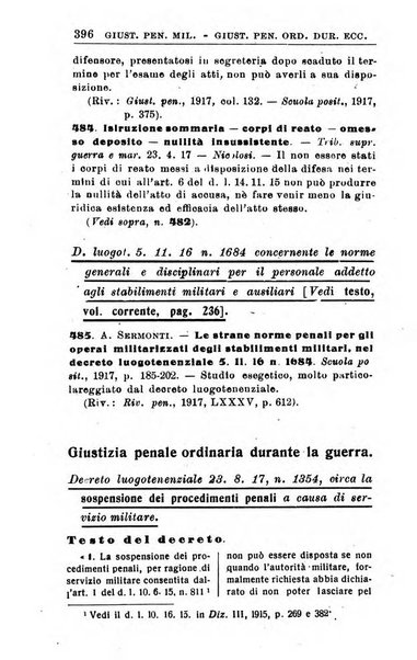 Il dizionario penale rassegna completa di giurisprudenza e dottrina. Parte seconda, Leggi speciali