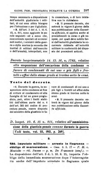 Il dizionario penale rassegna completa di giurisprudenza e dottrina. Parte seconda, Leggi speciali