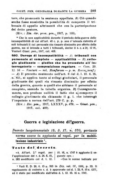 Il dizionario penale rassegna completa di giurisprudenza e dottrina. Parte seconda, Leggi speciali