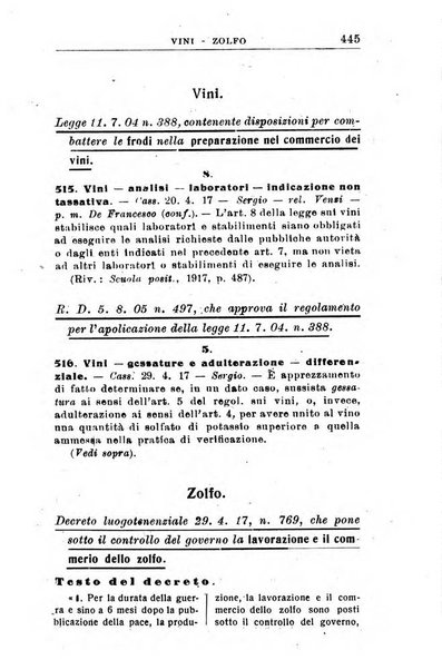 Il dizionario penale rassegna completa di giurisprudenza e dottrina. Parte seconda, Leggi speciali