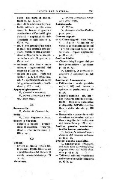 Il dizionario penale rassegna completa di giurisprudenza e dottrina. Parte seconda, Leggi speciali