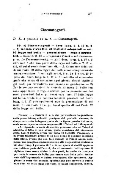 Il dizionario penale rassegna completa di giurisprudenza e dottrina. Parte seconda, Leggi speciali