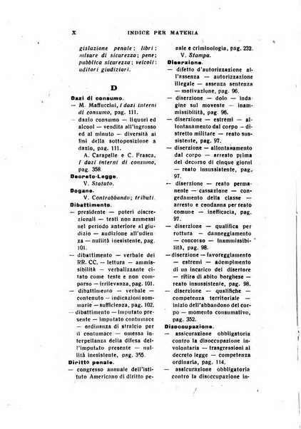 Il dizionario penale rassegna completa di giurisprudenza e dottrina. Parte seconda, Leggi speciali