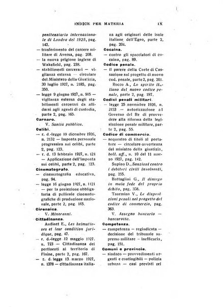 Il dizionario penale rassegna completa di giurisprudenza e dottrina. Parte seconda, Leggi speciali