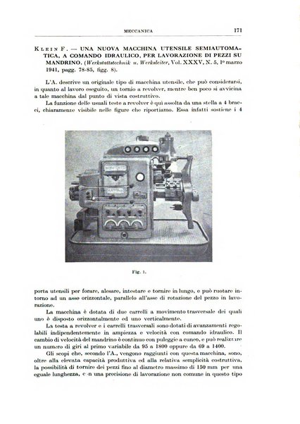 Rassegna della stampa tecnica tedesca