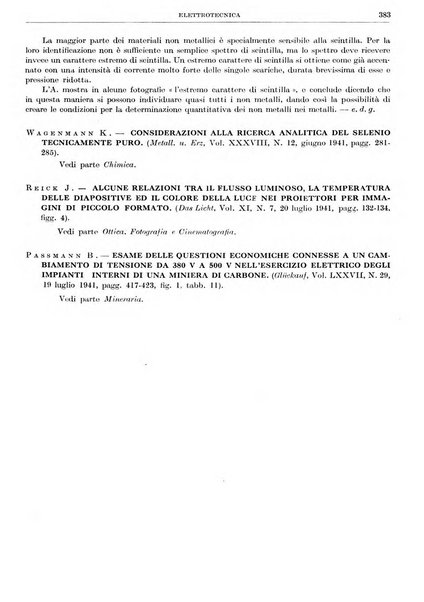 Rassegna della stampa tecnica tedesca