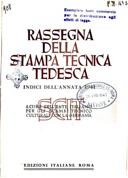 Rassegna della stampa tecnica tedesca