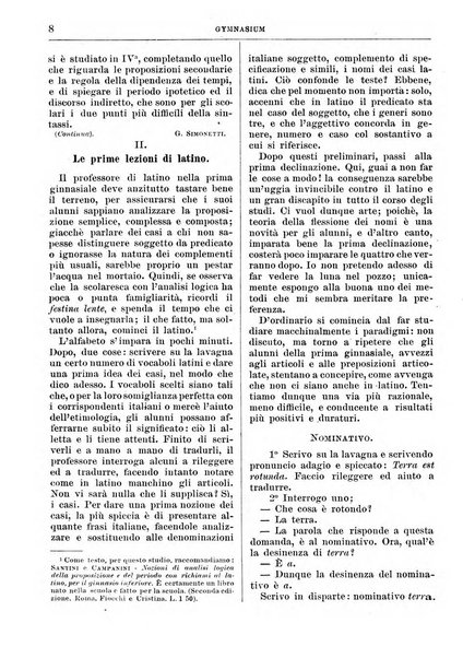 Gymnasium periodico letterario-didattico per le scuole secondarie