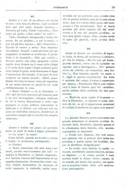 Gymnasium periodico letterario-didattico per le scuole secondarie