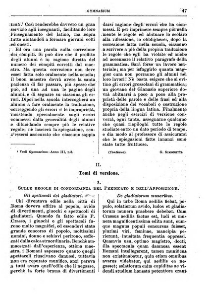 Gymnasium periodico letterario-didattico per le scuole secondarie