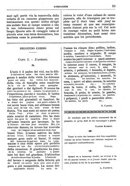 Gymnasium periodico letterario-didattico per le scuole secondarie