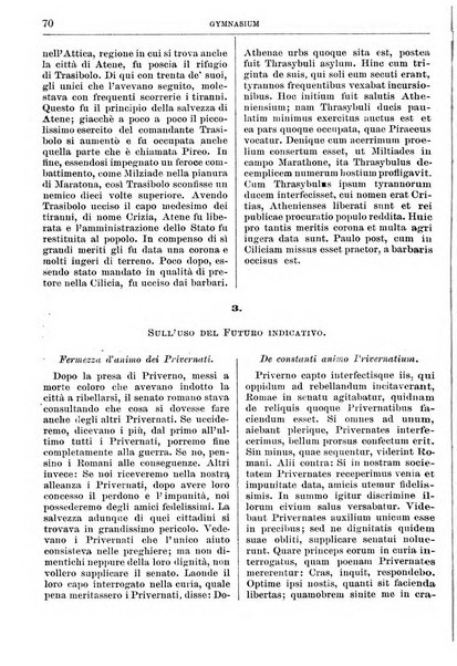 Gymnasium periodico letterario-didattico per le scuole secondarie