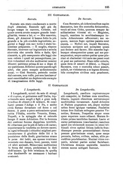 Gymnasium periodico letterario-didattico per le scuole secondarie