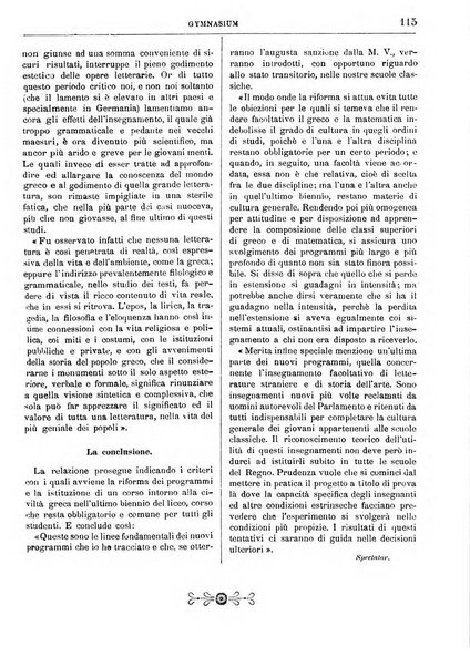 Gymnasium periodico letterario-didattico per le scuole secondarie