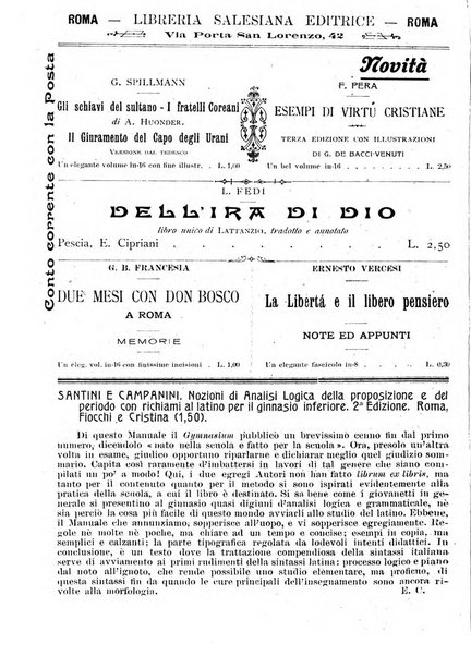 Gymnasium periodico letterario-didattico per le scuole secondarie