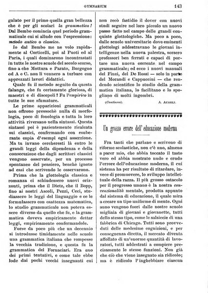 Gymnasium periodico letterario-didattico per le scuole secondarie