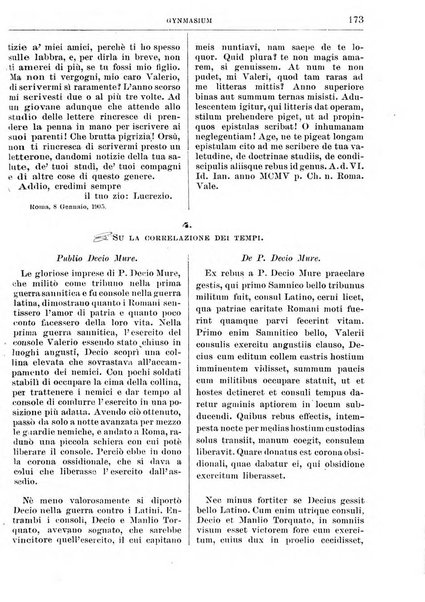 Gymnasium periodico letterario-didattico per le scuole secondarie