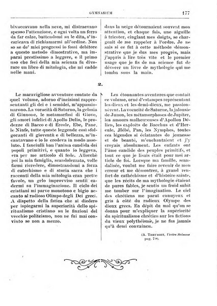 Gymnasium periodico letterario-didattico per le scuole secondarie