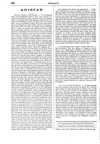 Gymnasium periodico letterario-didattico per le scuole secondarie