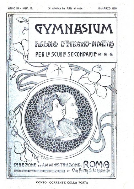 Gymnasium periodico letterario-didattico per le scuole secondarie