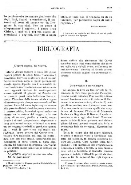 Gymnasium periodico letterario-didattico per le scuole secondarie