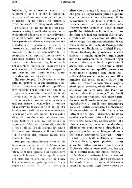 Gymnasium periodico letterario-didattico per le scuole secondarie