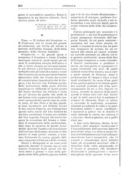 Gymnasium periodico letterario-didattico per le scuole secondarie