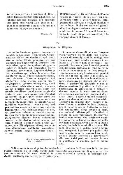 Gymnasium periodico letterario-didattico per le scuole secondarie