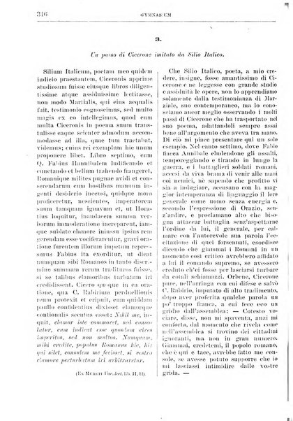 Gymnasium periodico letterario-didattico per le scuole secondarie