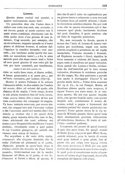 Gymnasium periodico letterario-didattico per le scuole secondarie