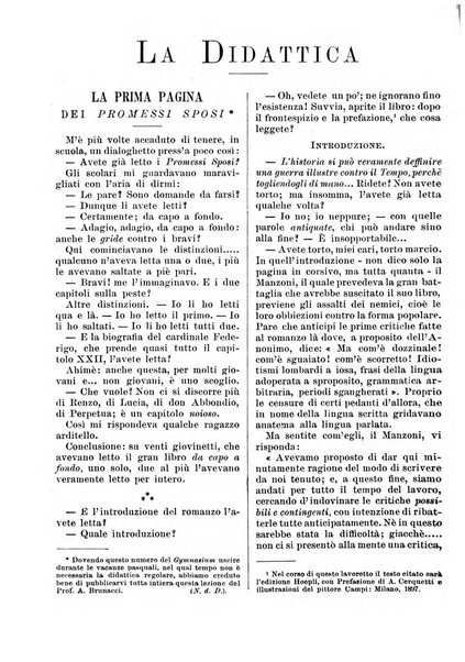 Gymnasium periodico letterario-didattico per le scuole secondarie