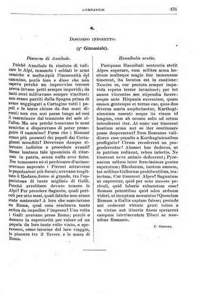 Gymnasium periodico letterario-didattico per le scuole secondarie