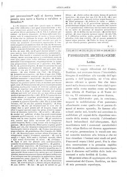 Gymnasium periodico letterario-didattico per le scuole secondarie