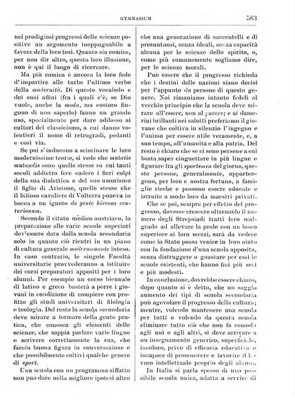 Gymnasium periodico letterario-didattico per le scuole secondarie