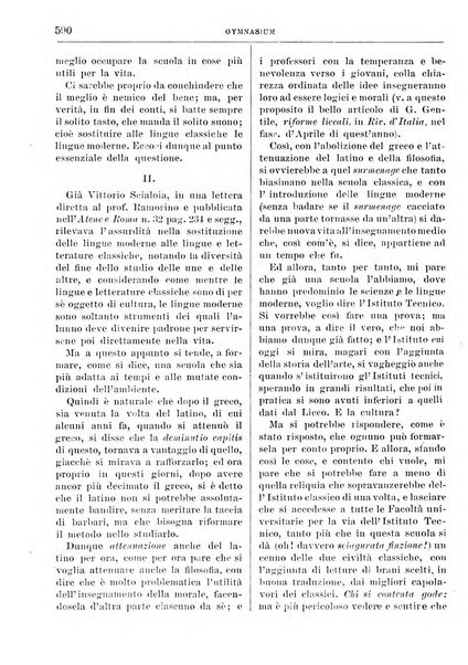 Gymnasium periodico letterario-didattico per le scuole secondarie