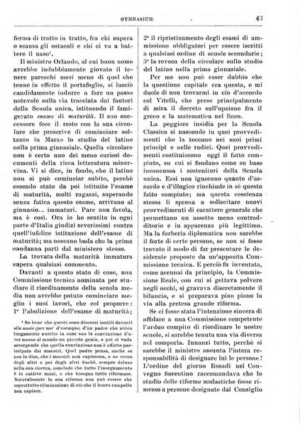 Gymnasium periodico letterario-didattico per le scuole secondarie