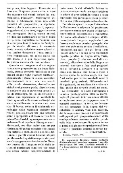 Gymnasium periodico letterario-didattico per le scuole secondarie