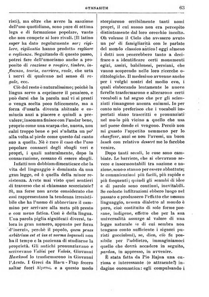 Gymnasium periodico letterario-didattico per le scuole secondarie