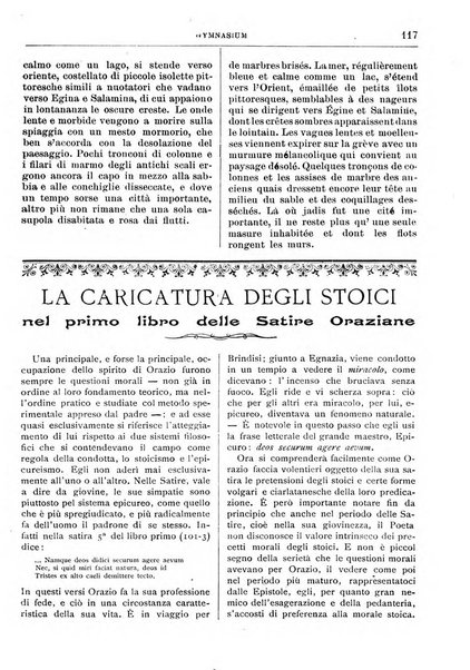 Gymnasium periodico letterario-didattico per le scuole secondarie