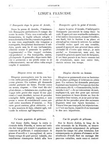 Gymnasium periodico letterario-didattico per le scuole secondarie