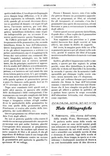 Gymnasium periodico letterario-didattico per le scuole secondarie