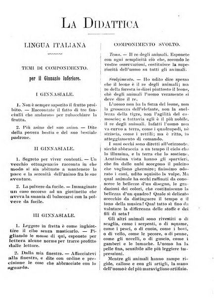 Gymnasium periodico letterario-didattico per le scuole secondarie