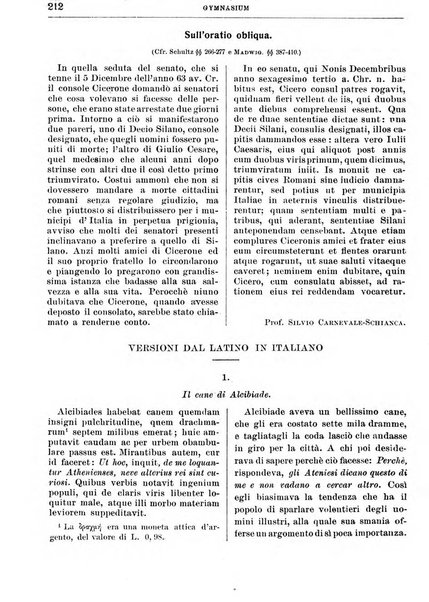 Gymnasium periodico letterario-didattico per le scuole secondarie